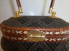 Thai Handbag - Black with Diamond Patterns