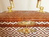Thai Handbag - Brown and Creamy Rectangle
