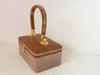 Thai Handbag - Brown and Creamy Rectangle