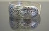Sterling Silver Thai Art Design Imprinted Bracelet Cuff