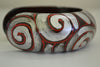 Hand Painted Thai Mango Wood Bracelet Bangle