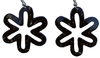 Natural Handmade Coconut Shell Flower Earrings, Great Gift