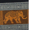Pashmina Cashmere Wool Shawl Scarf with Thai Elephants