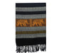 Pashmina Cashmere Wool Shawl Scarf with Thai Elephants